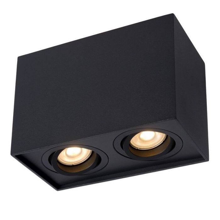 Schwarze Deckenstrahler Modern, Tube