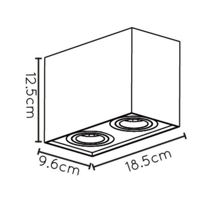 Schwarze Deckenstrahler Modern, Tube