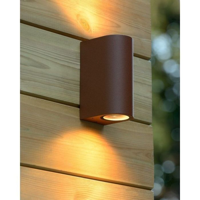 Rostfarbene Außenleuchte Modern, Boogy, IP44