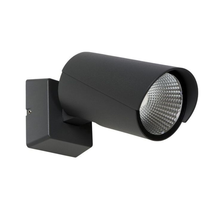 Anthrazit Außenleuchte Modern, Manal, 12W, 3000K LED, IP65