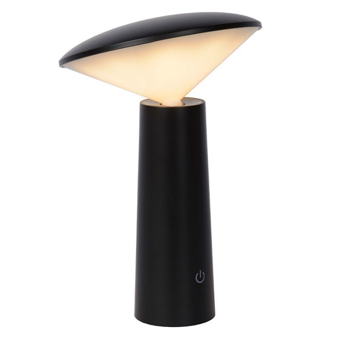 Schwarze Außen Tischleuchte Modern, Jive, 4W, warm- bis kaltweiß einstellbare LED, IP44, mit Schalter