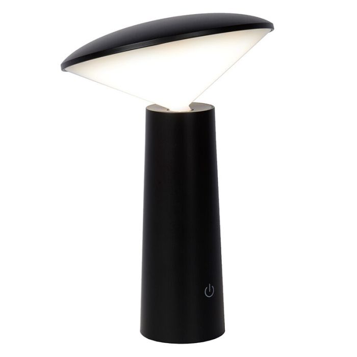 Schwarze Außen Tischleuchte Modern, Jive, 4W, warm- bis kaltweiß einstellbare LED, IP44, mit Schalter