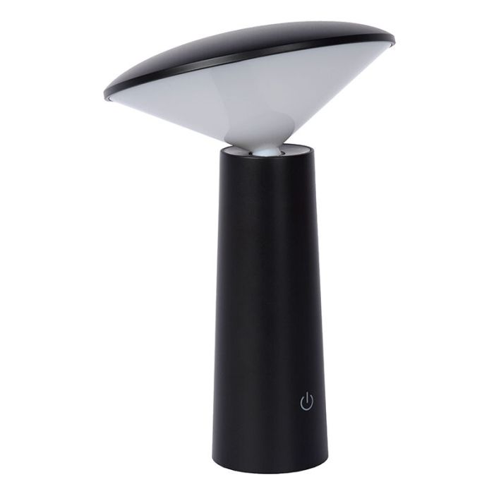 Schwarze Außen Tischleuchte Modern, Jive, 4W, warm- bis kaltweiß einstellbare LED, IP44, mit Schalter