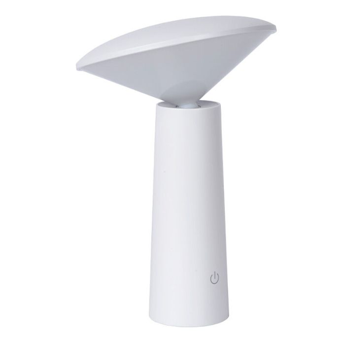 Weiße Außen Tischleuchte Modern, Jive, 4W, warm- bis kaltweiß einstellbare LED, IP44, mit Schalter