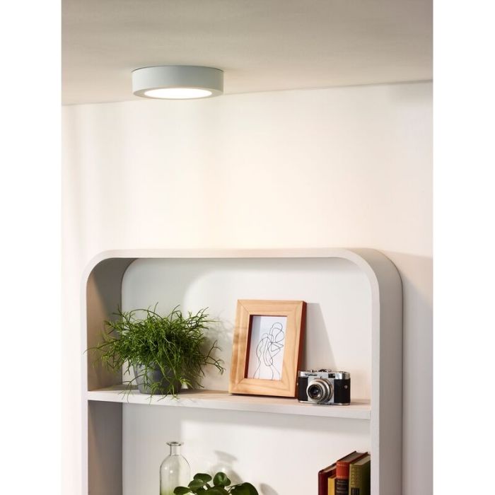 Weiße Deckenlampe Modern, Brice, 11W, 3000K LED, IP44