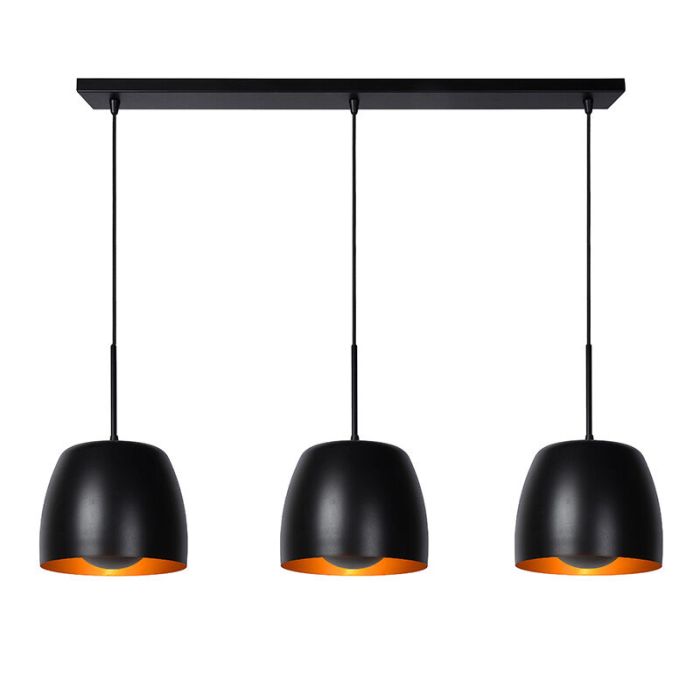 Schwarze Pendelleuchte Antik, Nolan