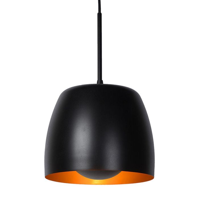 Schwarze Pendelleuchte Antik, Nolan