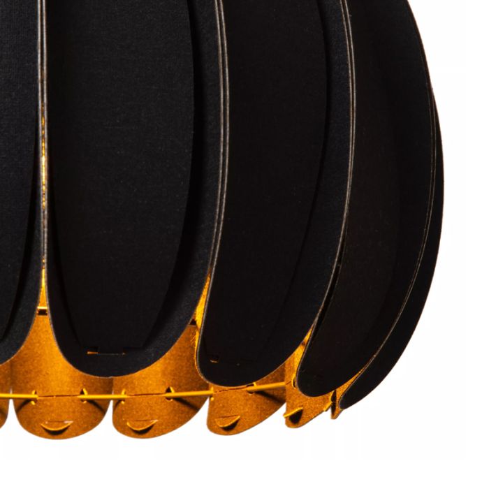 Schwarze Pendelleuchte Modern, Spencer