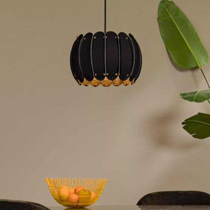 Schwarze Pendelleuchte Modern, Spencer