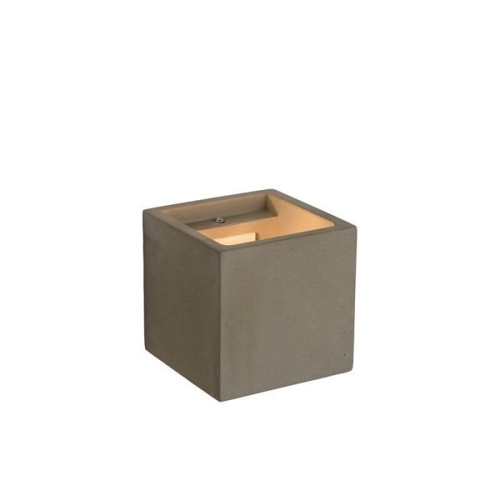Gips Wandleuchte Taupe, Gipsy