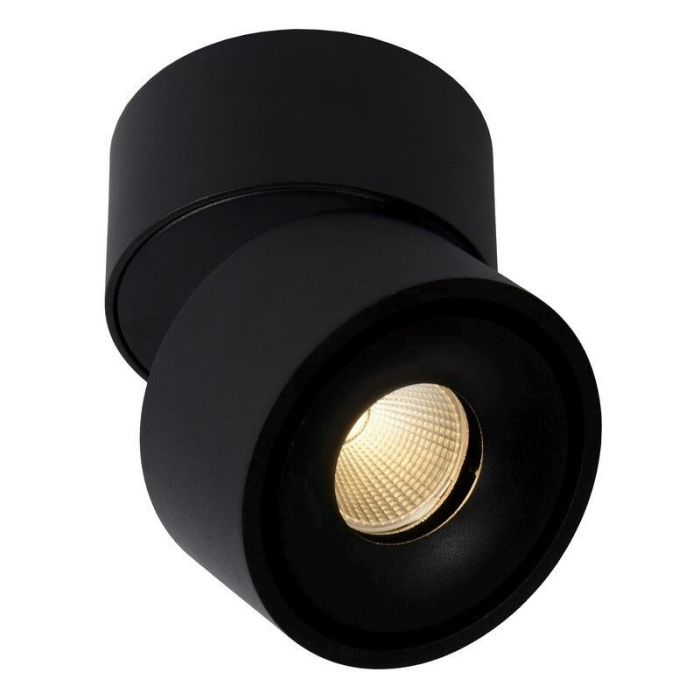 Schwarze Deckenstrahler Modern, Yumiko, 8W, 2700K LED
