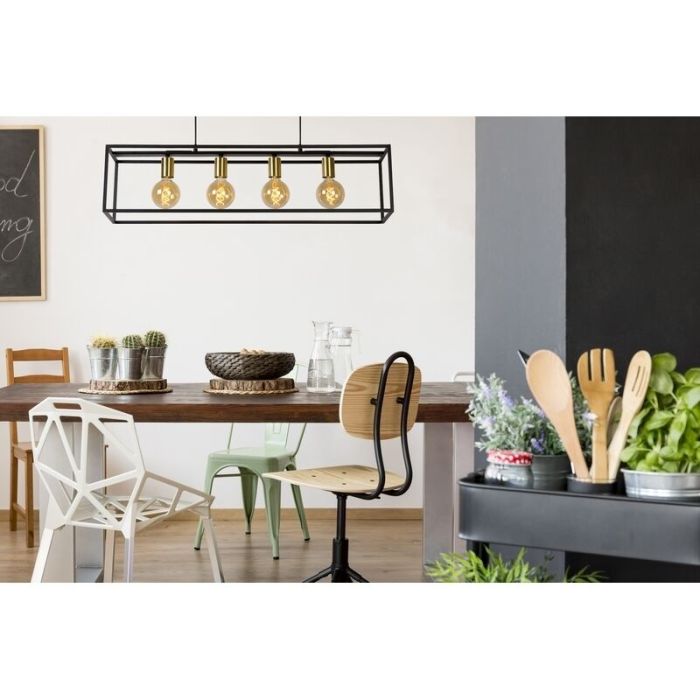 Goldene Pendelleuchte Modern, Ruben