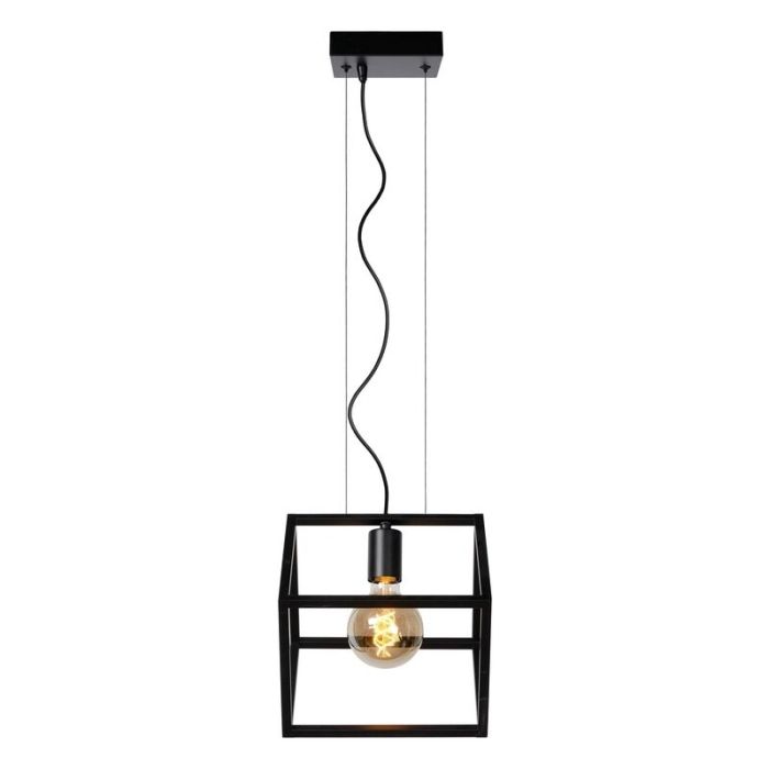 Schwarze Pendelleuchte Modern, Fabian
