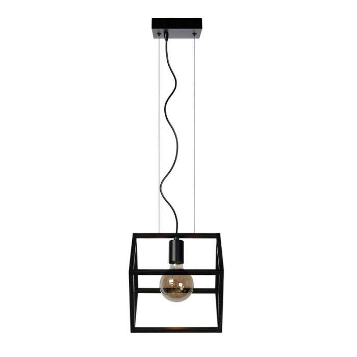 Schwarze Pendelleuchte Modern, Fabian