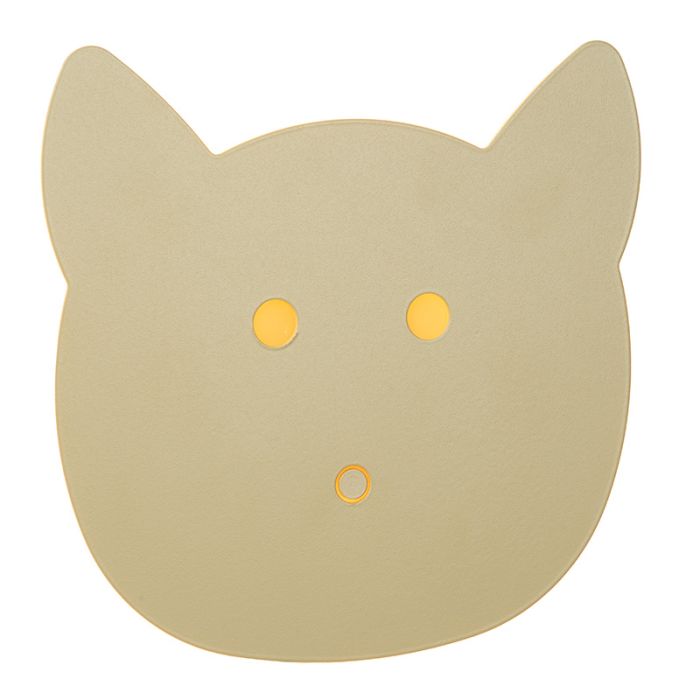 Grüne Kinderzimmer Wandleuchte Modern, Charlie, 5W, dim to warm LED, mit Touch-Dimmer