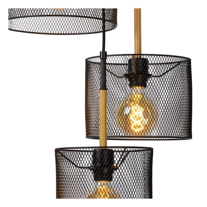 Braune Pendelleuchte Vintage, Baskett
