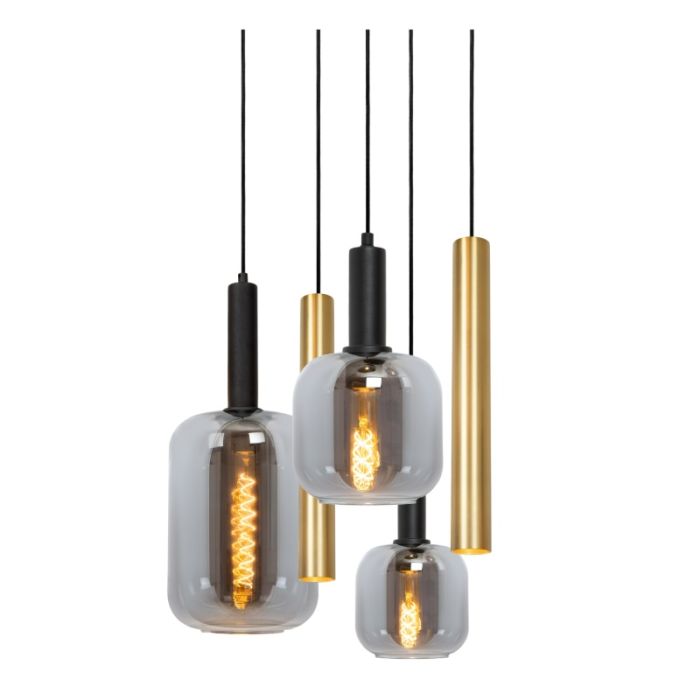 Schwarze Pendelleuchte Modern, Joanet