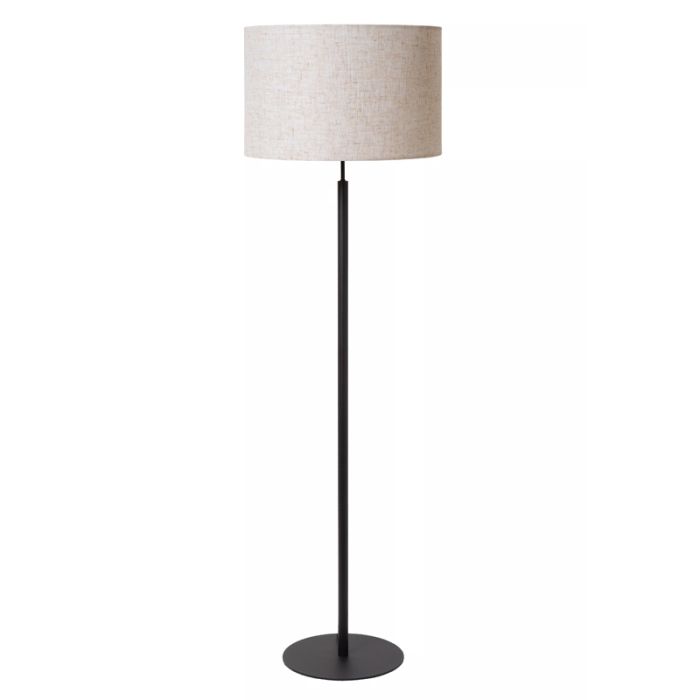 Beige Stehlampe Landhaus, Maya, mit Schalter