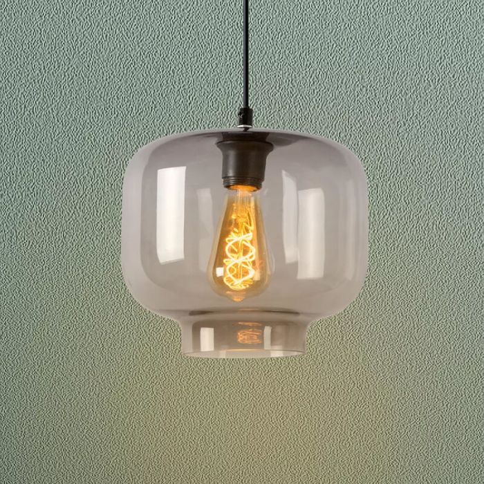 Schwarze Pendelleuchte Modern, Medine
