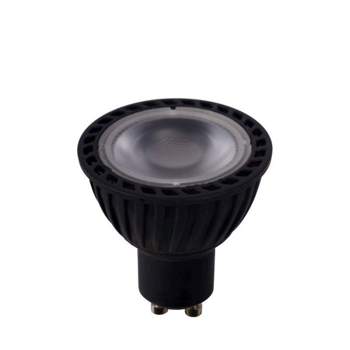 Dimmbare Schwarze GU10 LED Lampe Luc, 5w Warmweiß 