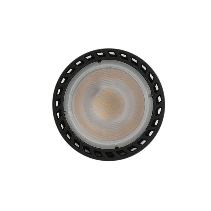 Dimmbare Schwarze GU10 LED Lampe Luc, 5w Warmweiß 