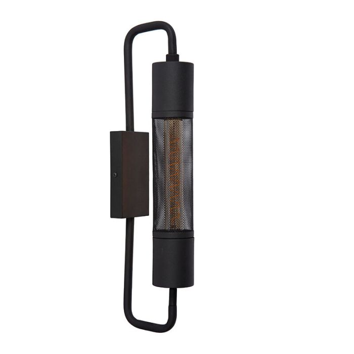 Schwarze Wandleuchte Modern, Calixt