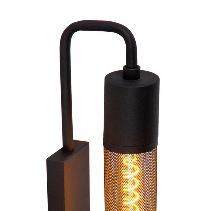 Schwarze Wandleuchte Modern, Calixt