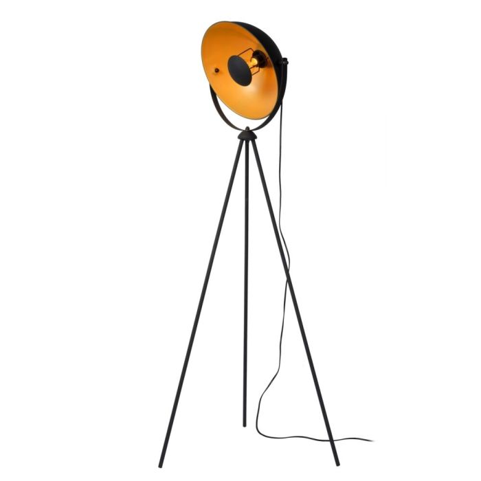 Goldene Stativlampe Modern, Alvaro, mit Schalter