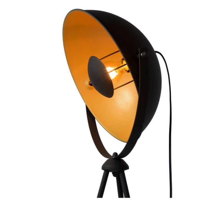 Goldene Stativlampe Modern, Alvaro, mit Schalter