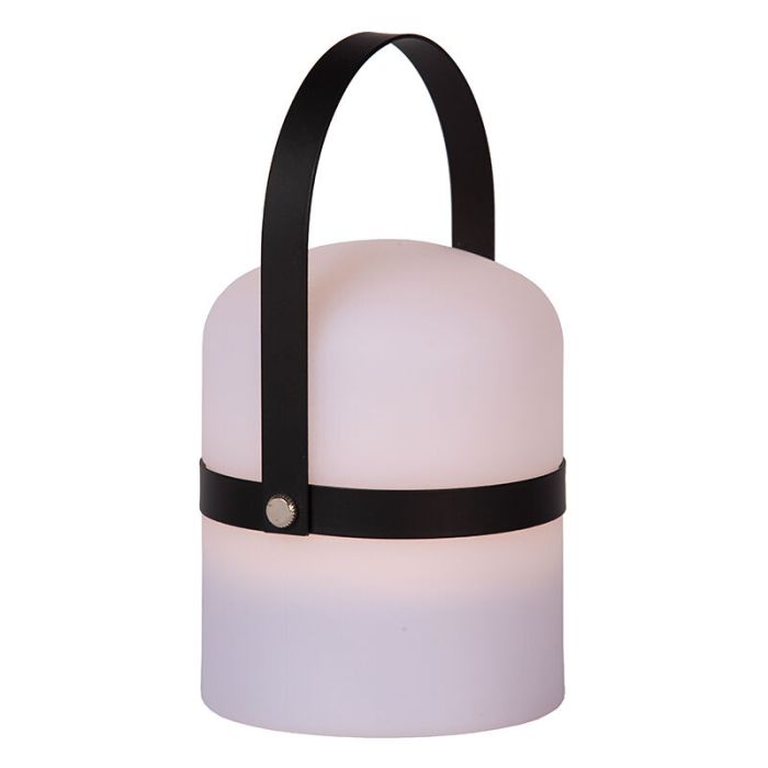 Weiße Außen Tischleuchte Modern, Little Joe, 3W, 2700K LED, IP44, mit Schalter