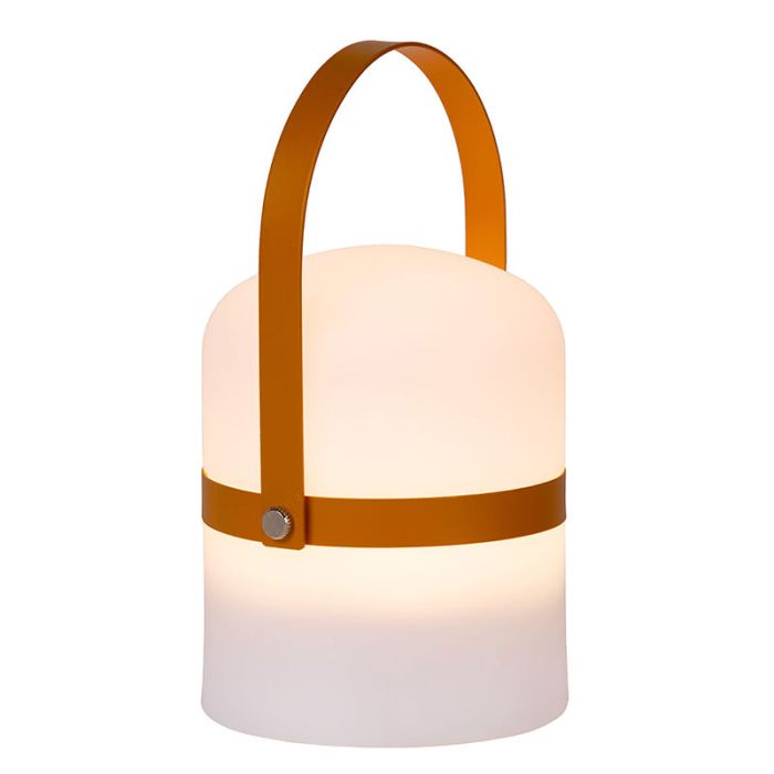 Braune Außen Tischleuchte Modern, Little Joe, 3W, 2700K LED, IP44, mit Schalter