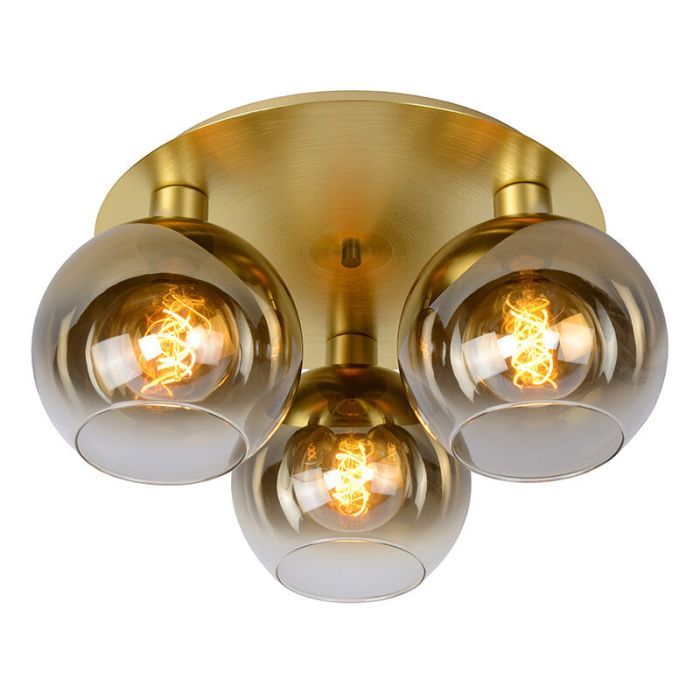 Goldene Deckenlampe Retro, Marius