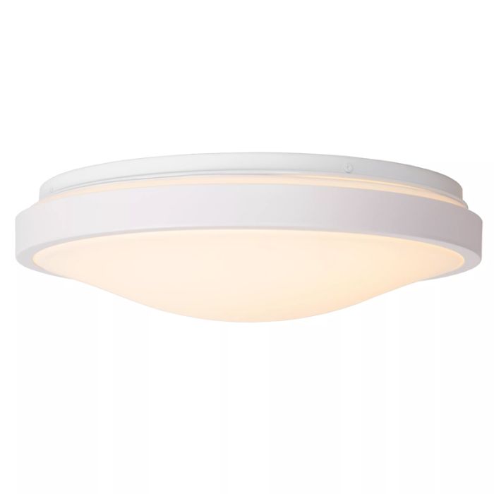 Weiße Badezimmer Deckenleuchte Modern, Dasher, 18W, 2700K LED, IP44