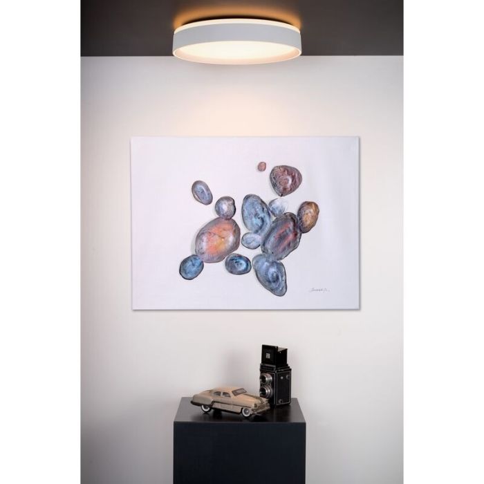 Weiße Deckenlampe Modern, Nuria, 24W, 2700K LED