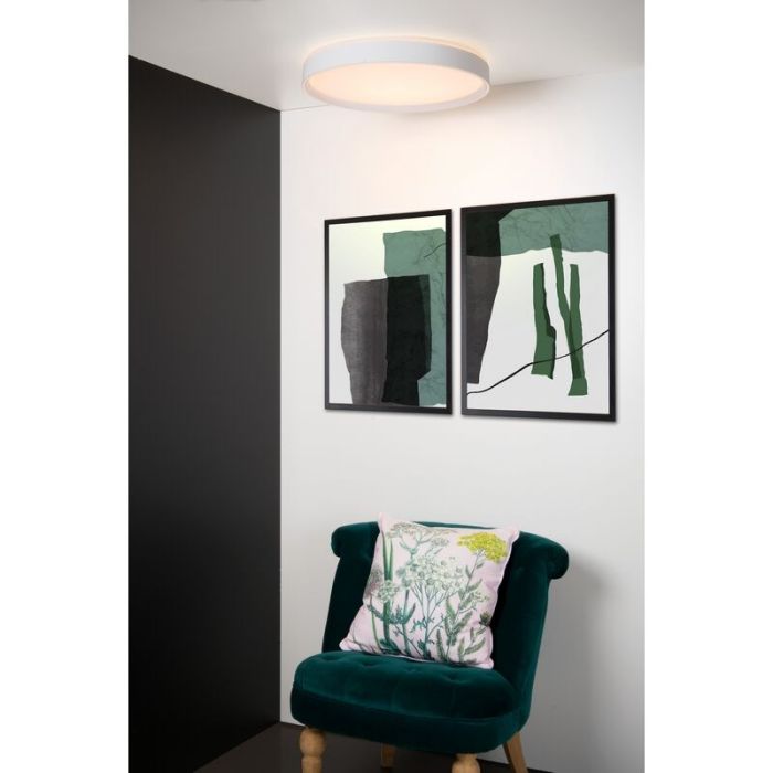 Schwarze Deckenlampe Modern, Nuria, 36W, 2700K LED