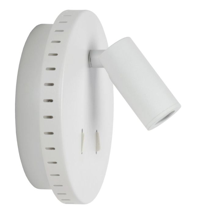Weiße Wandleuchte Modern, Bentjer, 6W, 3000K LED, mit Schalter