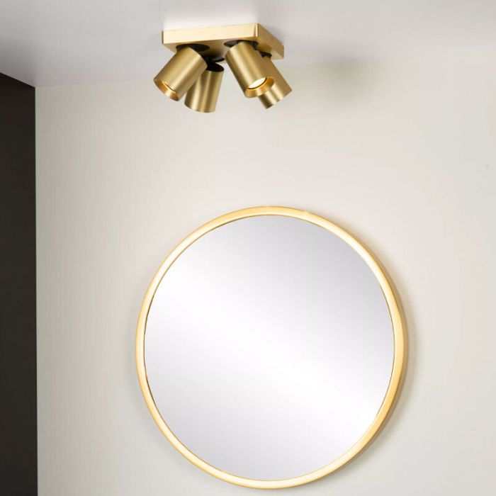 Goldene Deckenstrahler Modern, Nigel