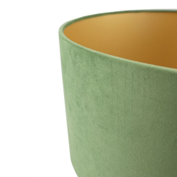 Grüne Lampenschirm Milene, Stoff, modern