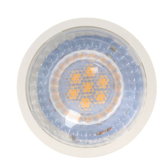 Dimmbare weiße GU10 LED Lichtquelle Antonie, 5w, Warmweiß