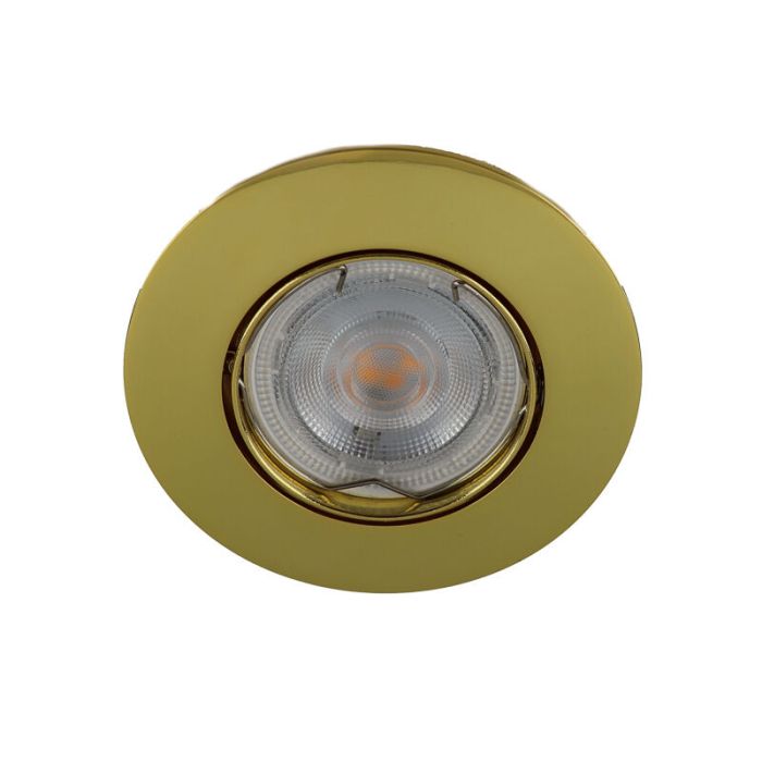 Goldene moderne Mini Einbaustrahler Aluminium, Lenx