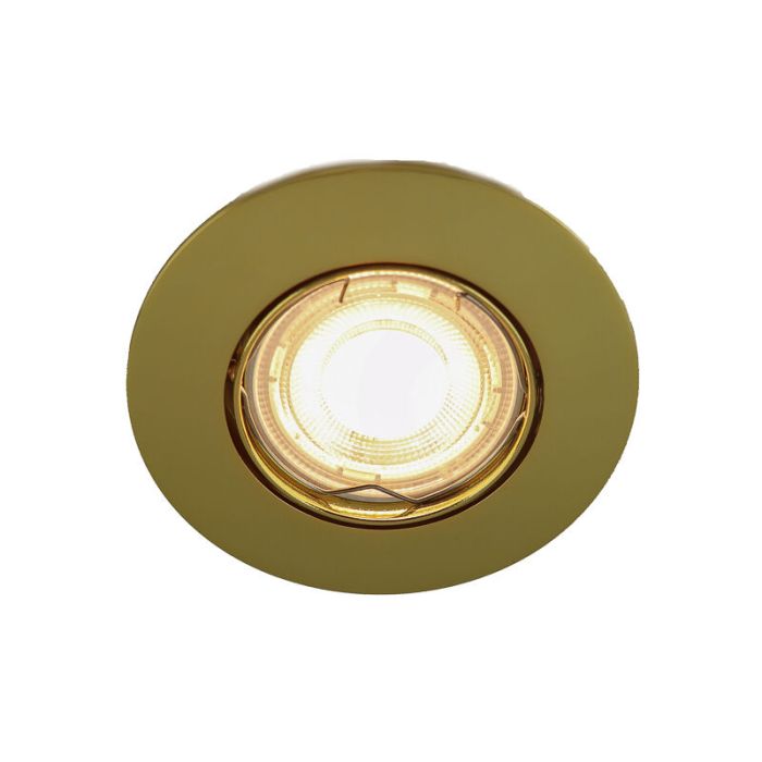 Goldene moderne Mini Einbaustrahler Aluminium, Lenx