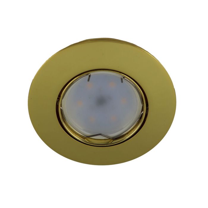 Goldene moderne Mini Einbaustrahler Aluminium, Lenx