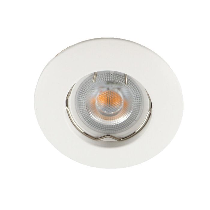 Weiße moderne Mini Einbaustrahler Aluminium, Rosi