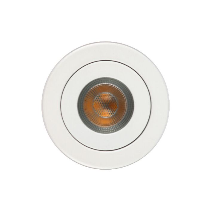 Weiße moderne Badezimmer Einbaustrahler Aluminium, Dorx, IP44