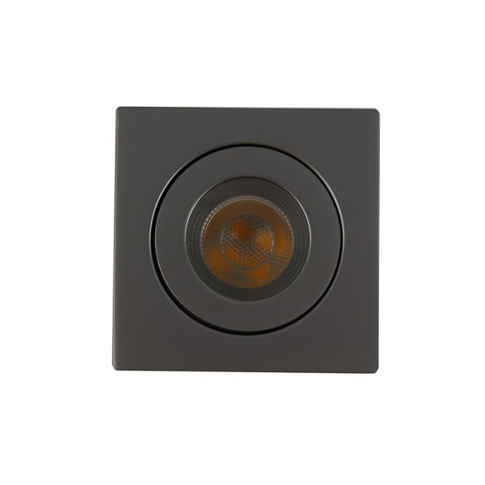 Silberne moderne Badezimmer Einbaustrahler Aluminium, Dorx, IP44