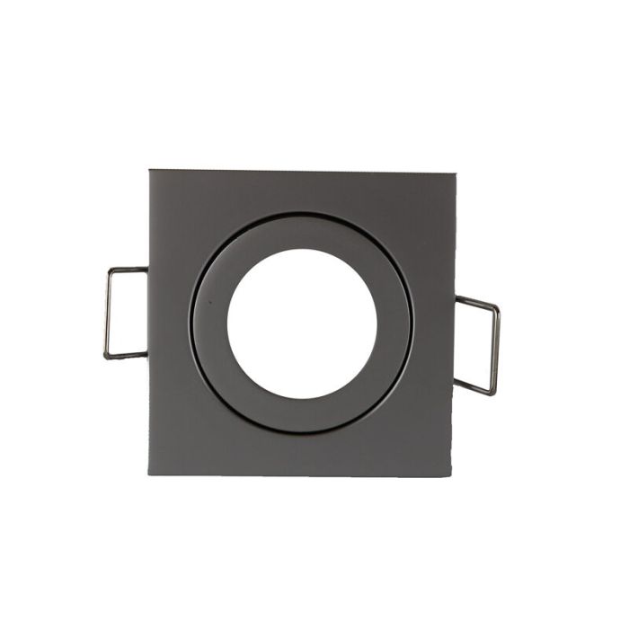 Silberne moderne Badezimmer Einbaustrahler Aluminium, Dorx, IP44