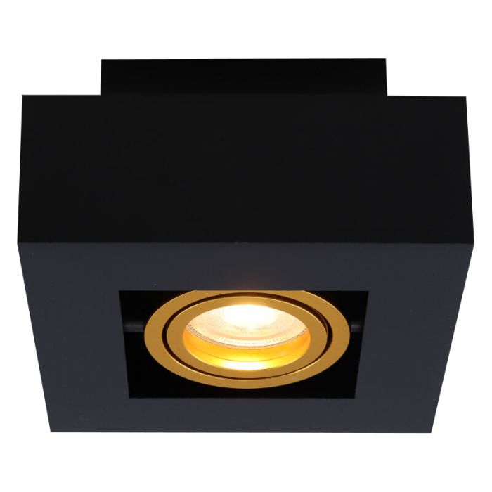 Aluminium Aufbauspot Gold, Noraly