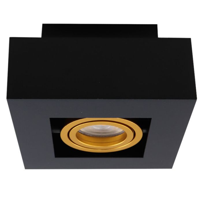 Aluminium Aufbauspot Gold, Noraly