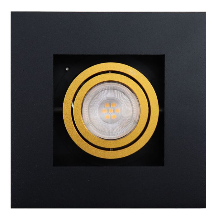 Aluminium Aufbauspot Gold, Noraly