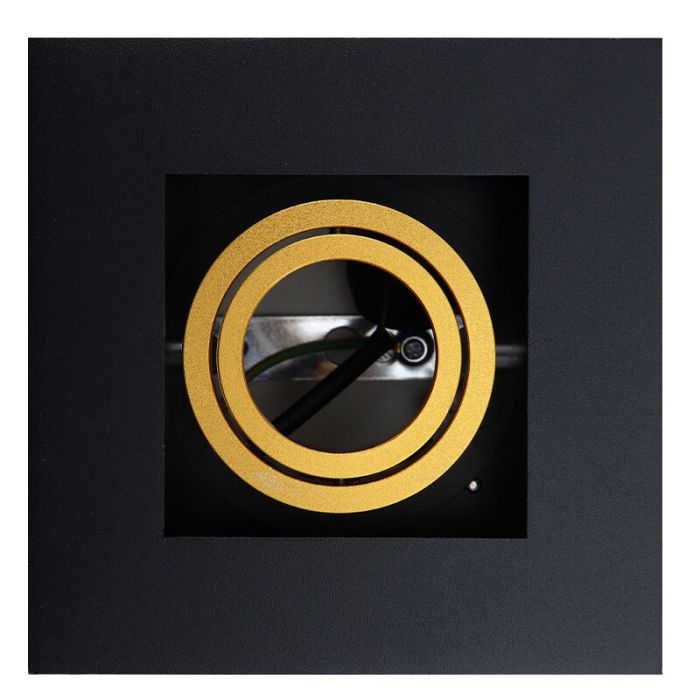 Aluminium Aufbauspot Gold, Noraly